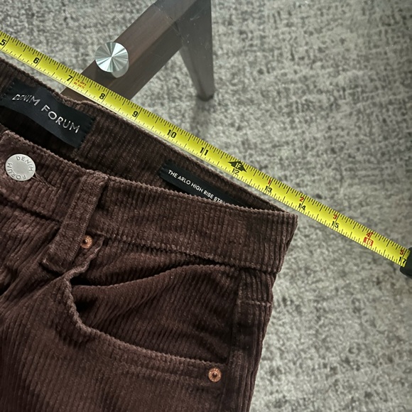 Aritzia Denim Forum The Arlo Brown New High Rise Ankle Length Jeans Sz 27 - Picture 10 of 15